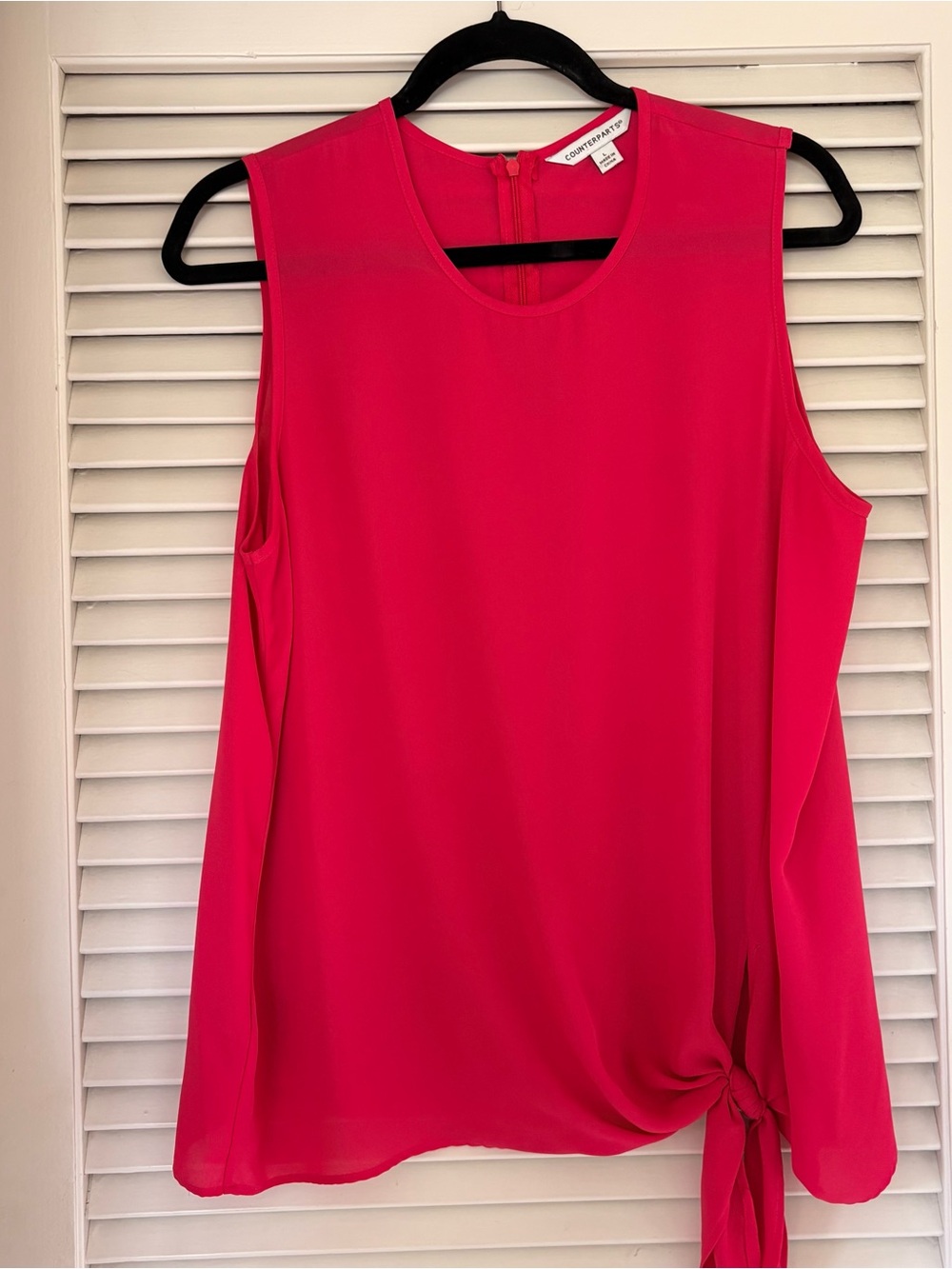 Vero Moda Hot Pink Sleeveless Tie-Side Camisole